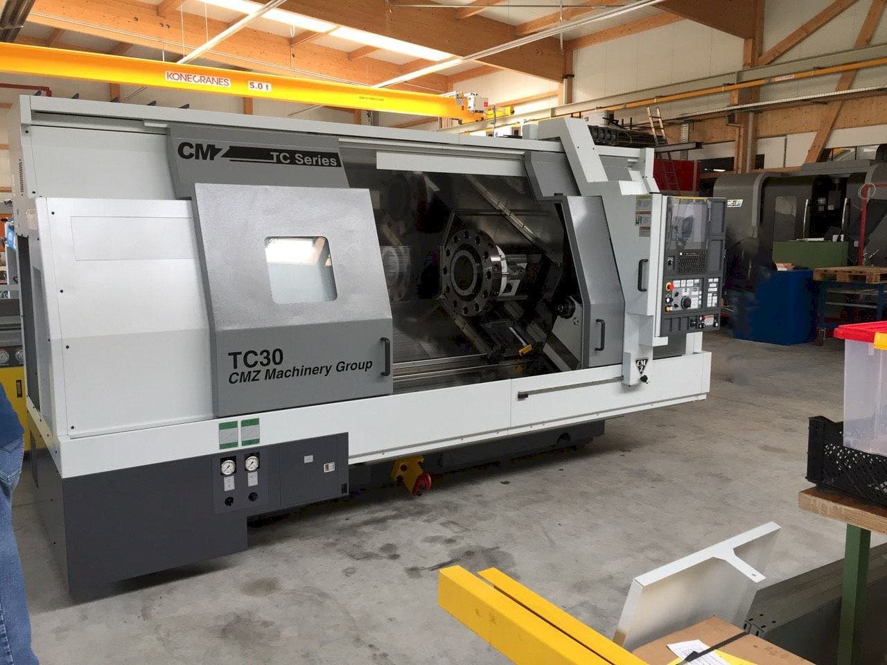 CMZ TC30-maskinen framifrån
