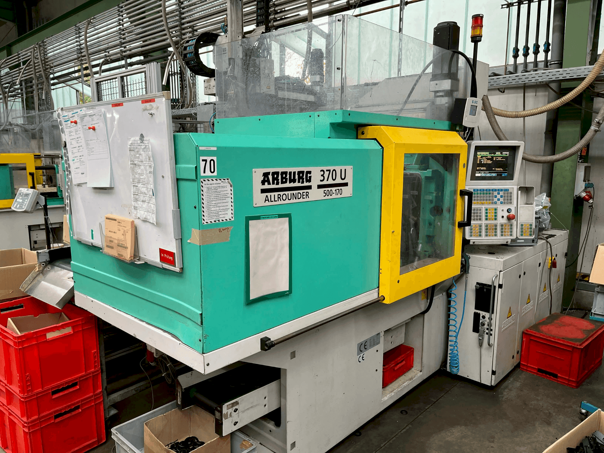 Arburg Allrounder 370-50 U-maskinen framifrån