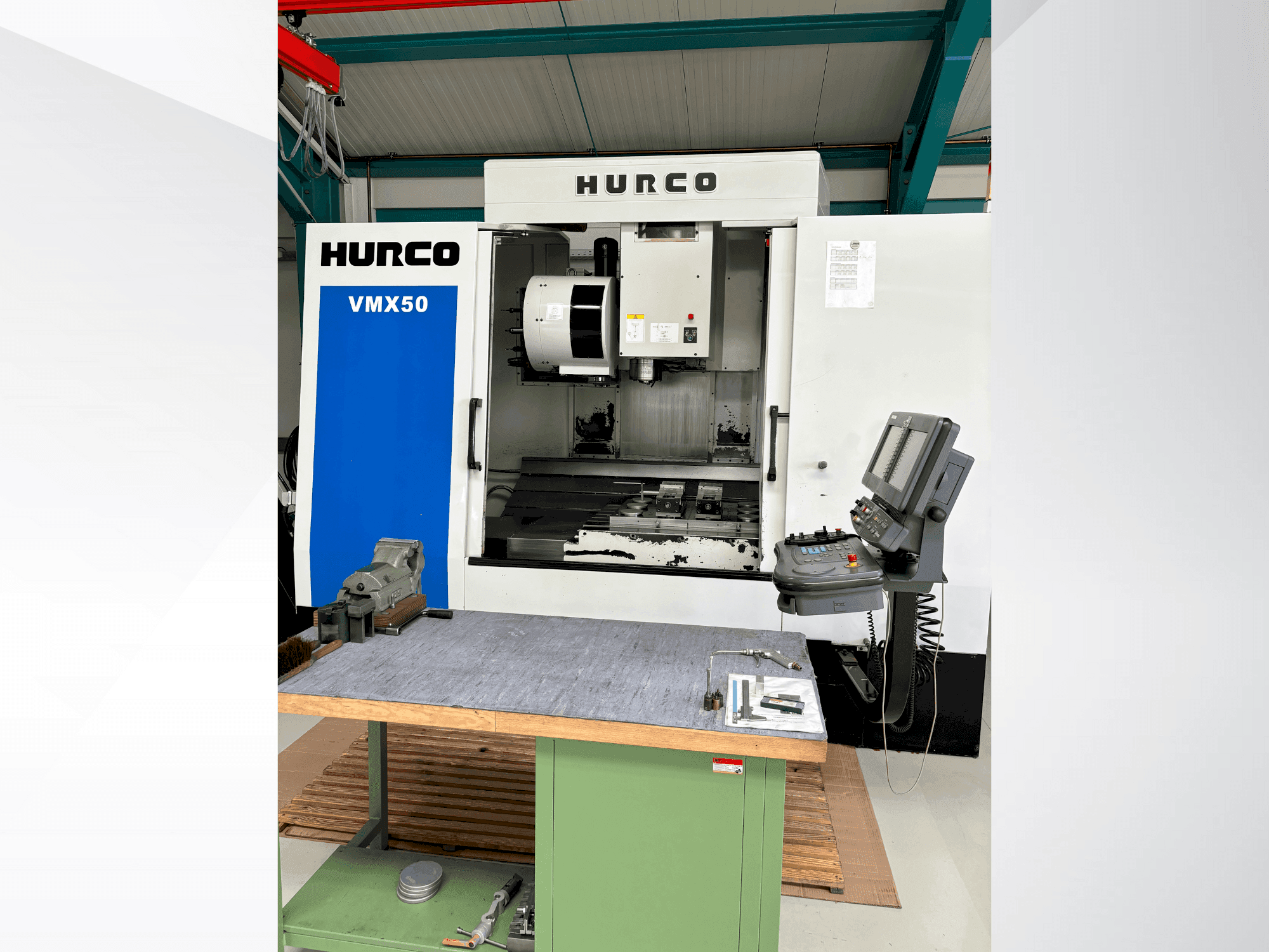 Hurco VMX50-maskinen framifrån