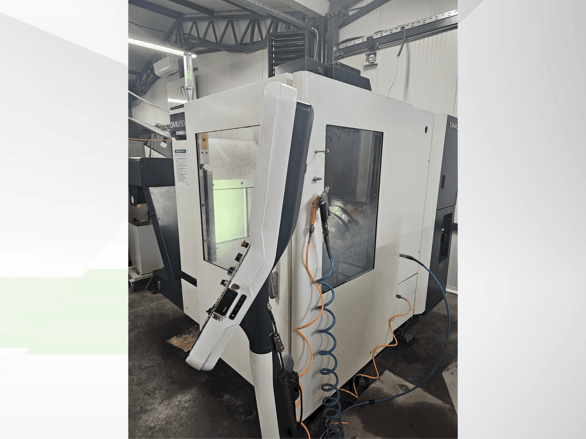DMG DECKEL MAHO DMU 50 eco-maskinen framifrån