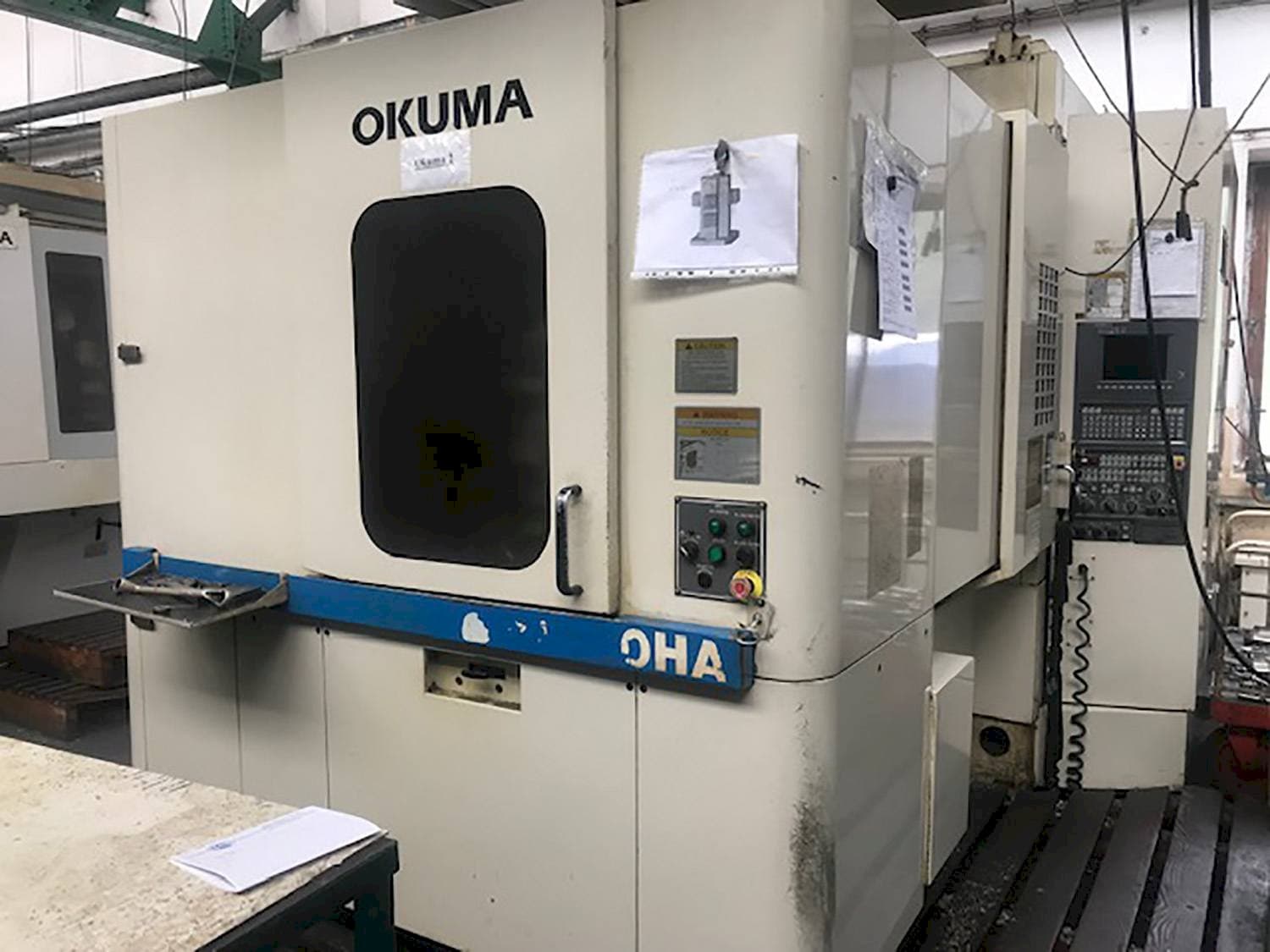 Okuma MX-40HA-maskinen framifrån