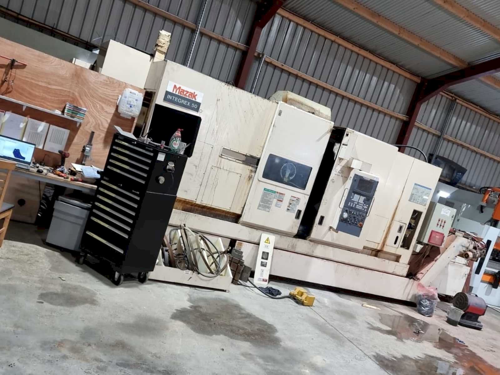 Mazak Integrex 50YR-1500U-maskinen framifrån