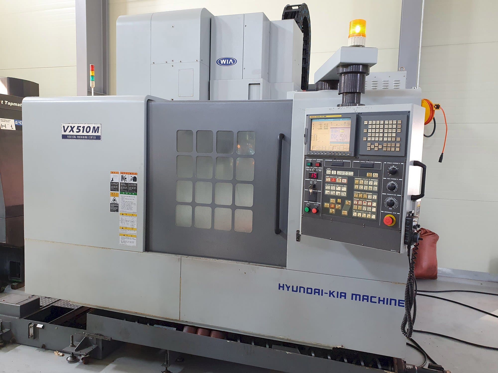 Hyundai Kia VX510M-maskinen framifrån