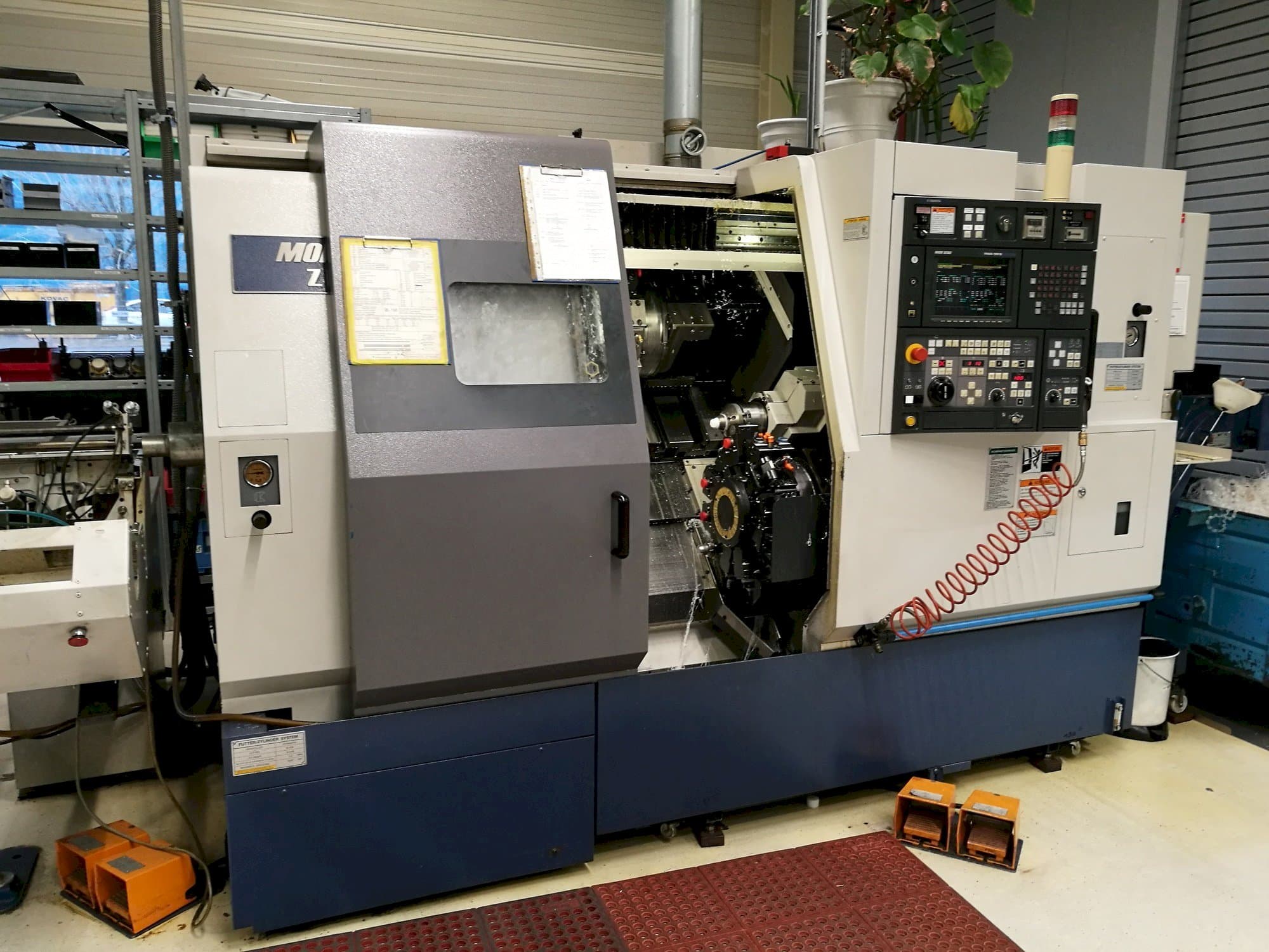 MORI SEIKI ZL 150 MSC-maskinen framifrån