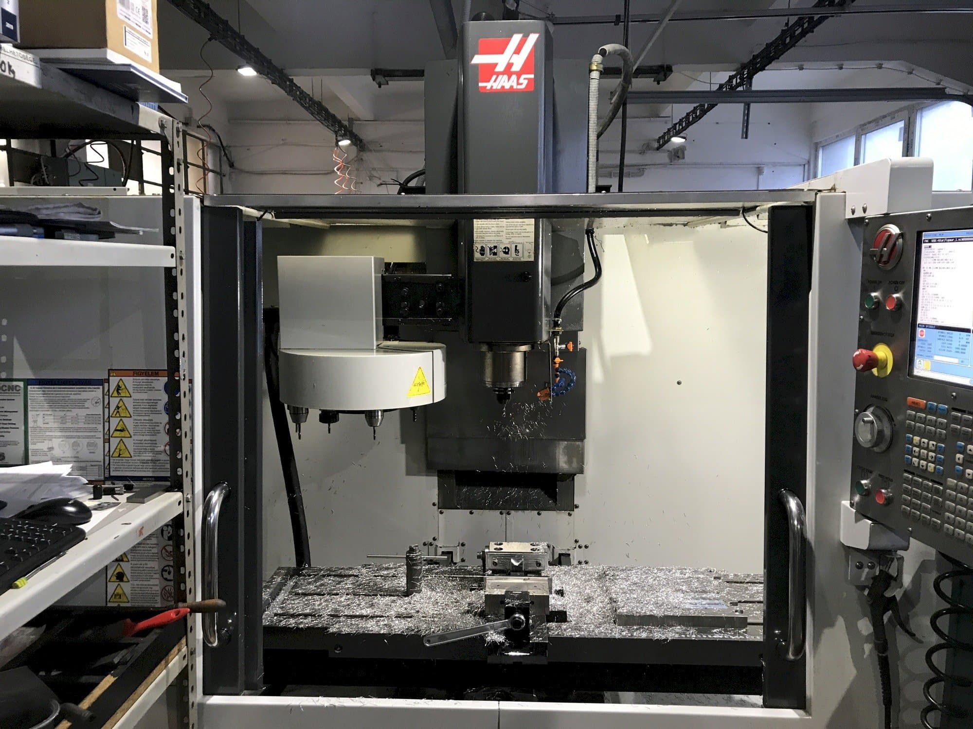 HAAS TM-3P-maskinen framifrån