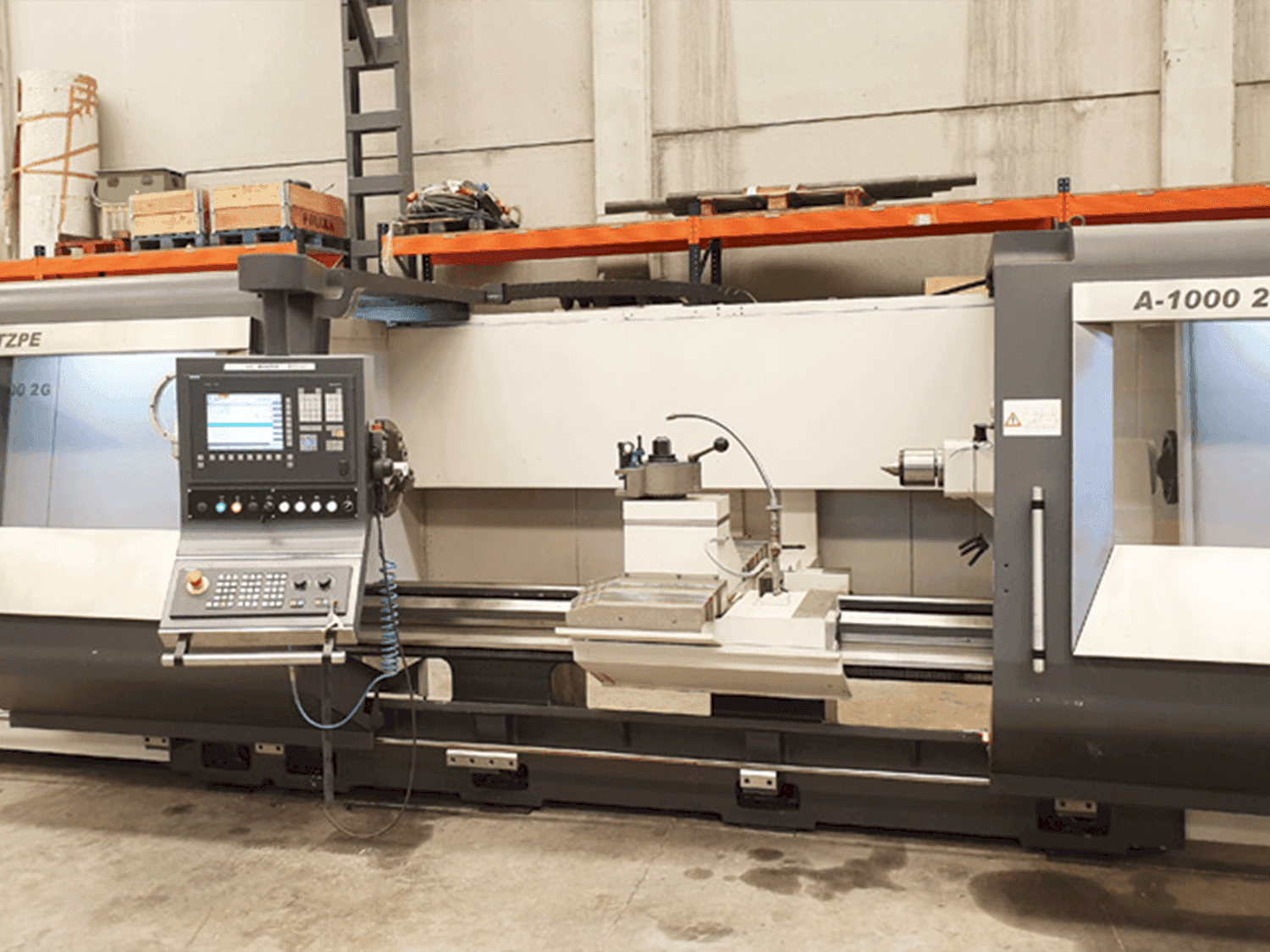 Gurutzpe A-1000 2G-maskinen framifrån