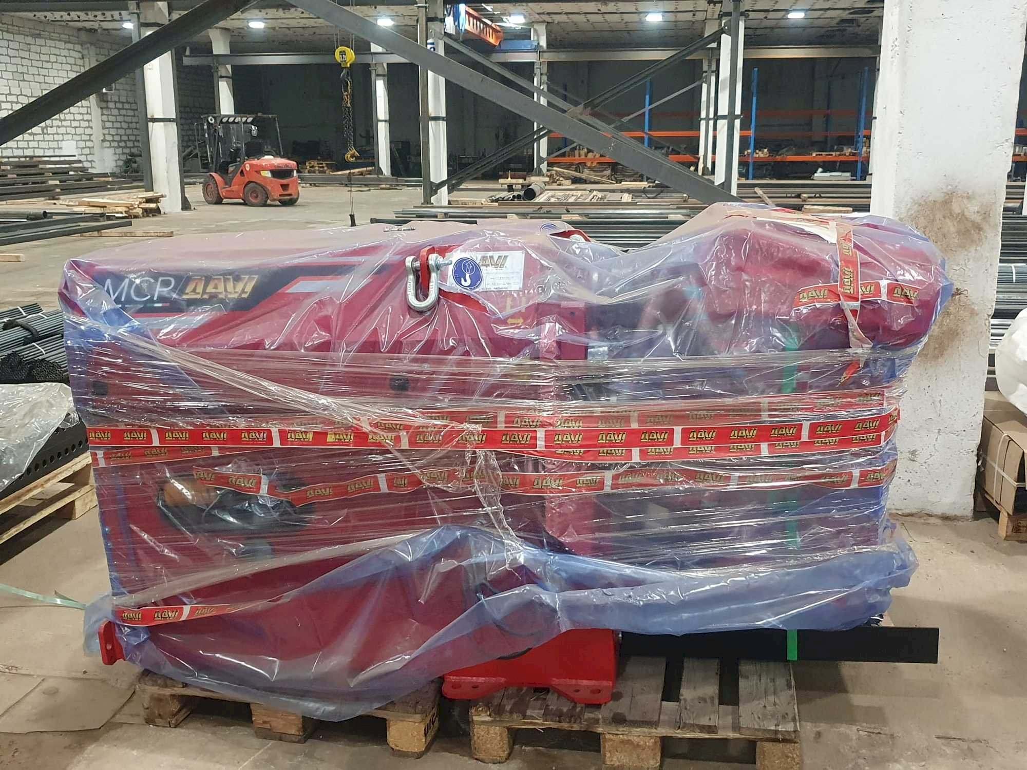 Davi MCP 9-maskinen framifrån