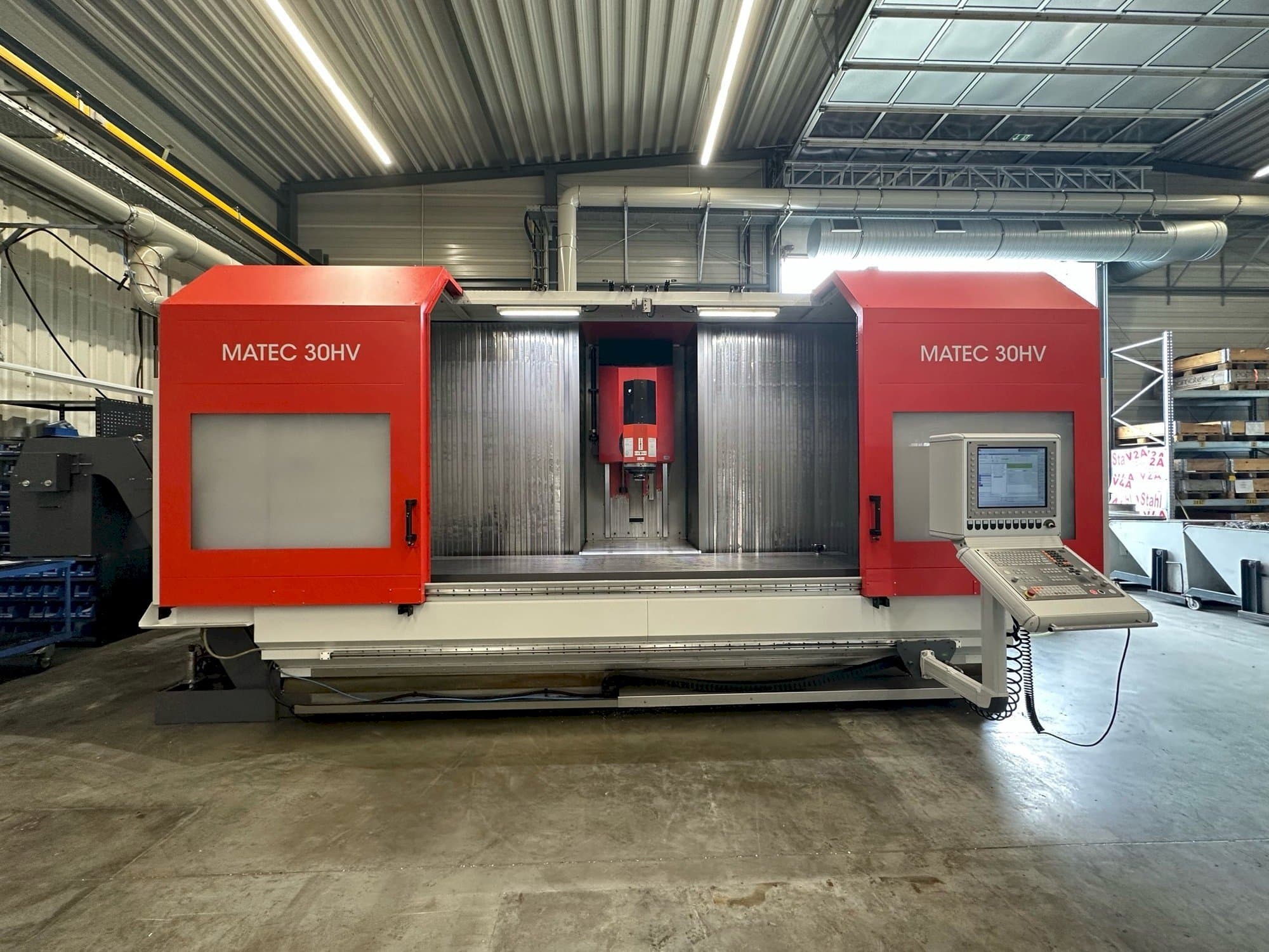 Matec 30HV-maskinen framifrån