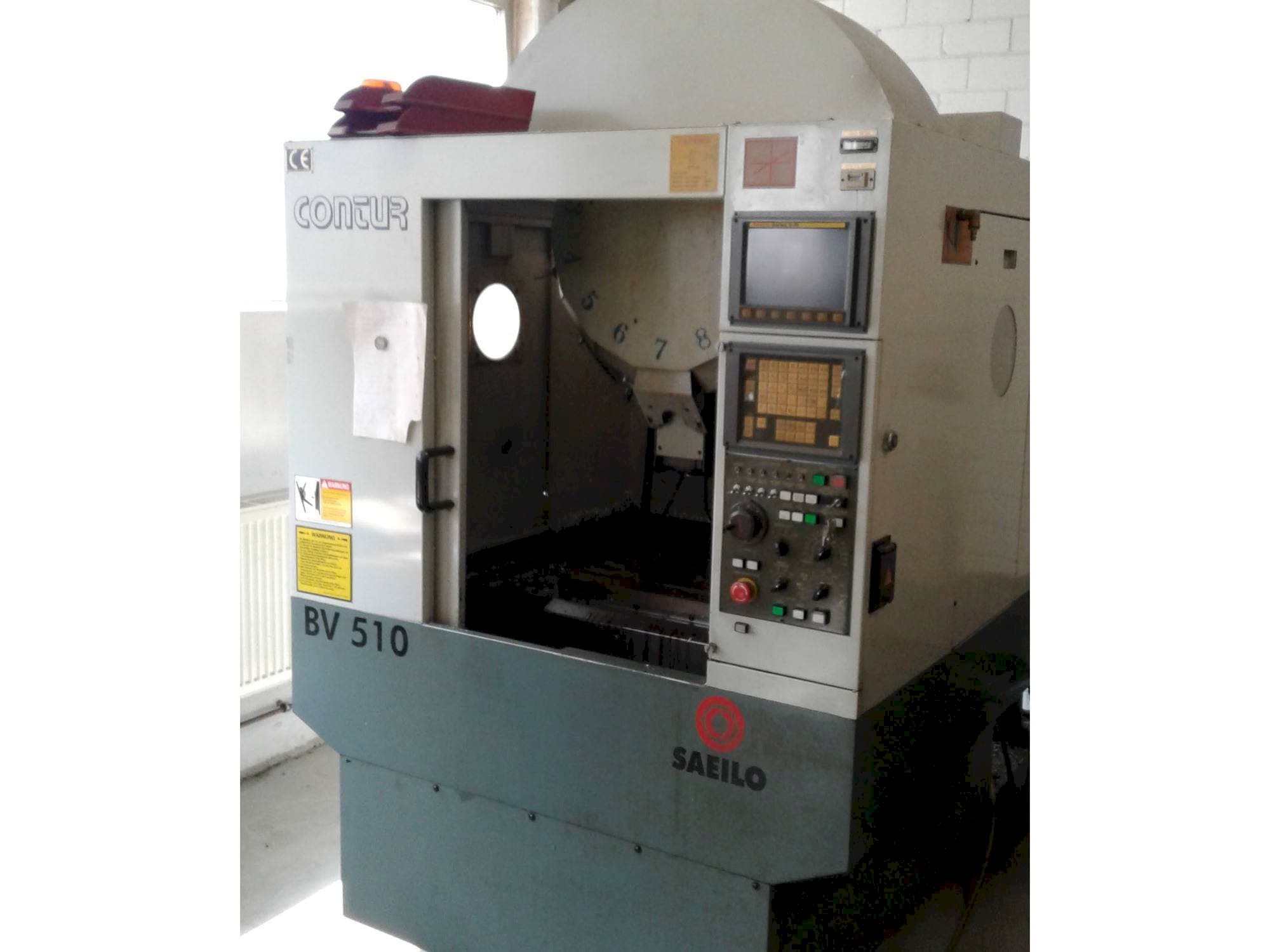 Saeilo BV 510-maskinen framifrån