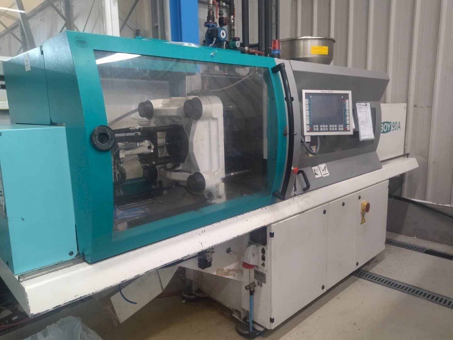 BOY 90A-maskinen framifrån