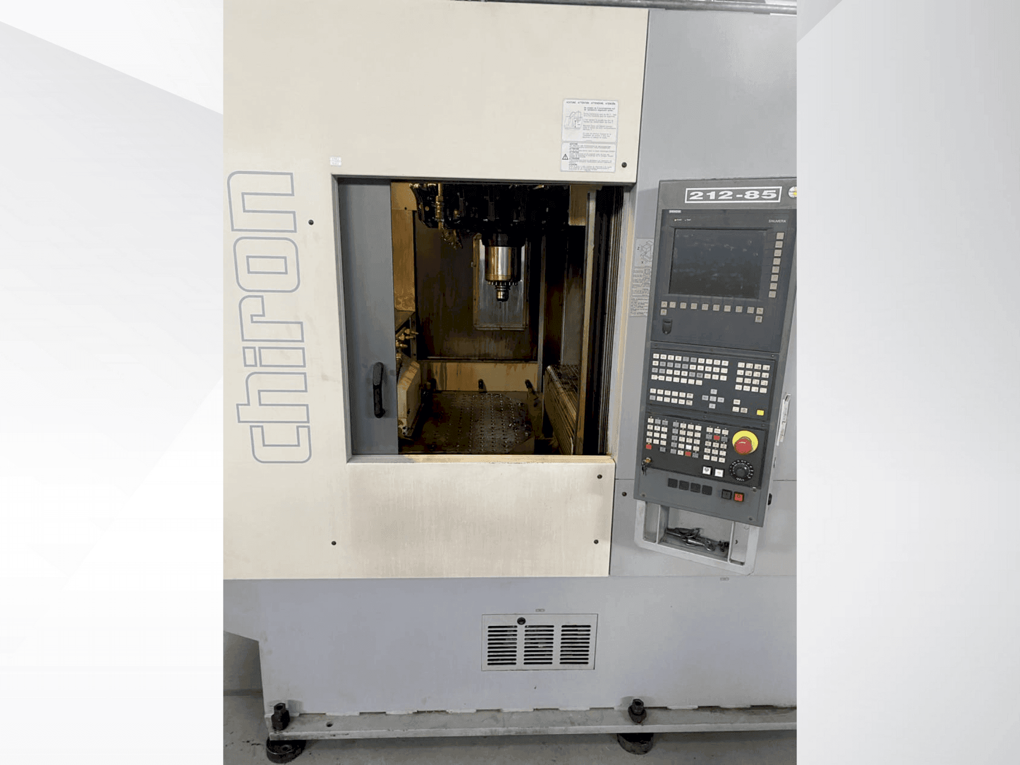 CHIRON DZ 18 W-maskinen framifrån