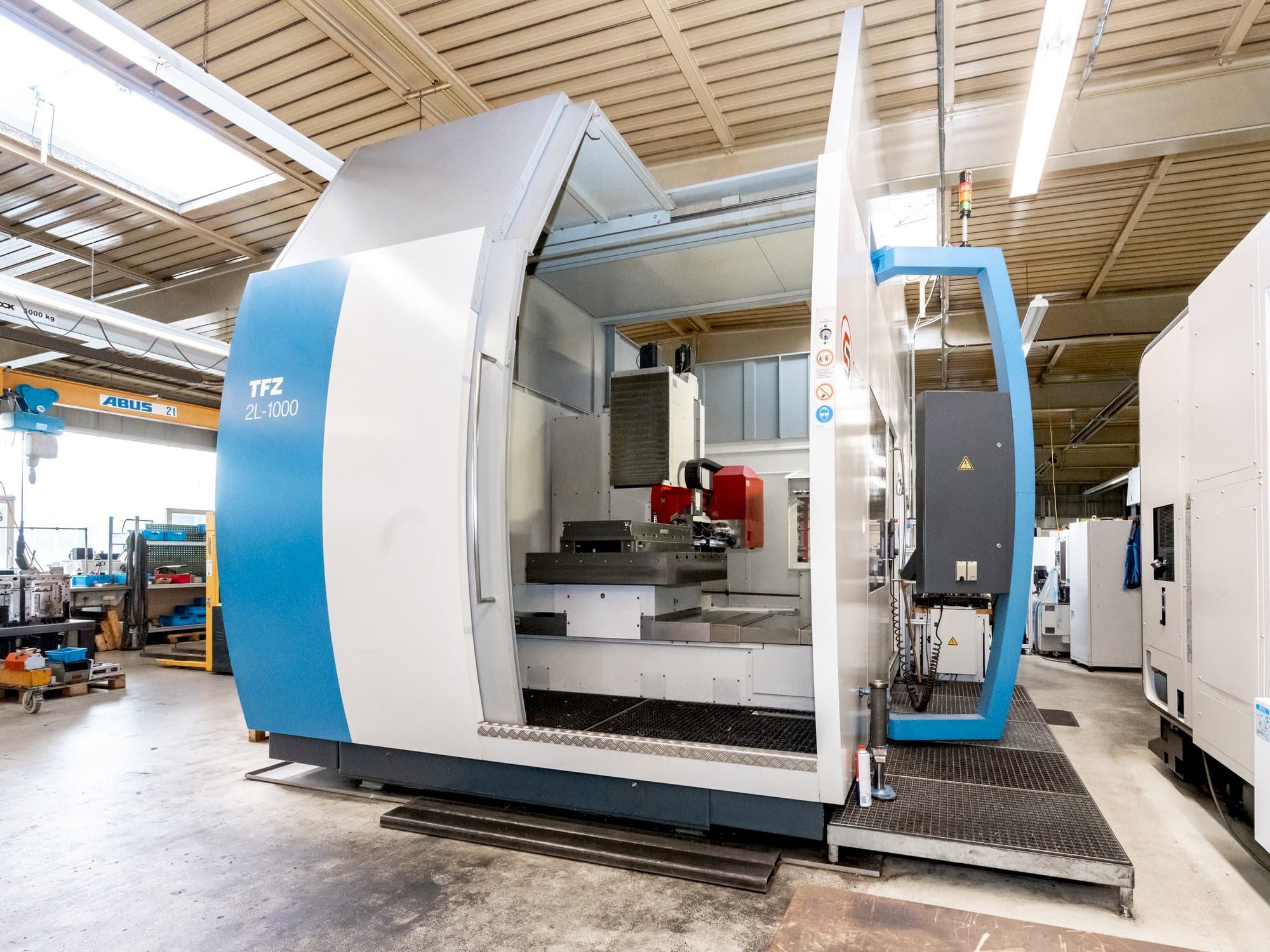 SAMAG TFZ 2L-1000-maskinen framifrån