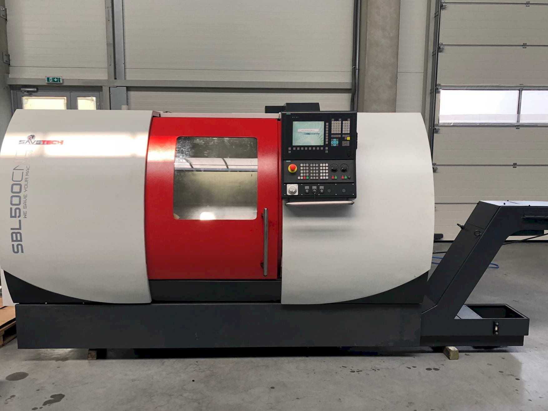 TRENS SBL 500/750-maskinen framifrån