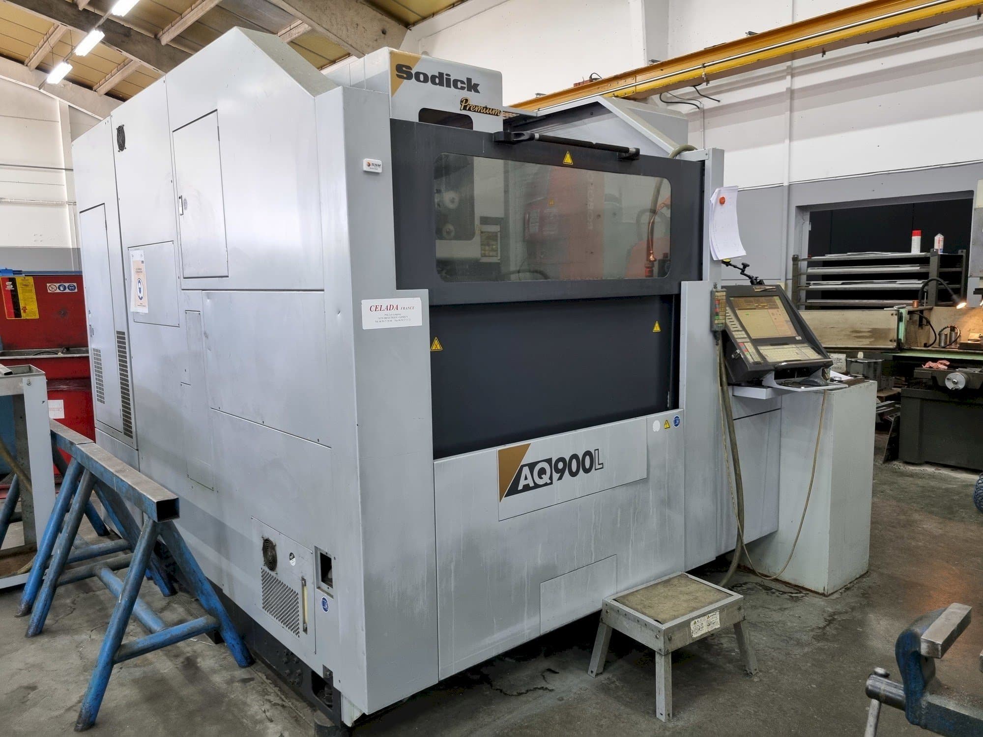 Sodick AQ900L-maskinen framifrån