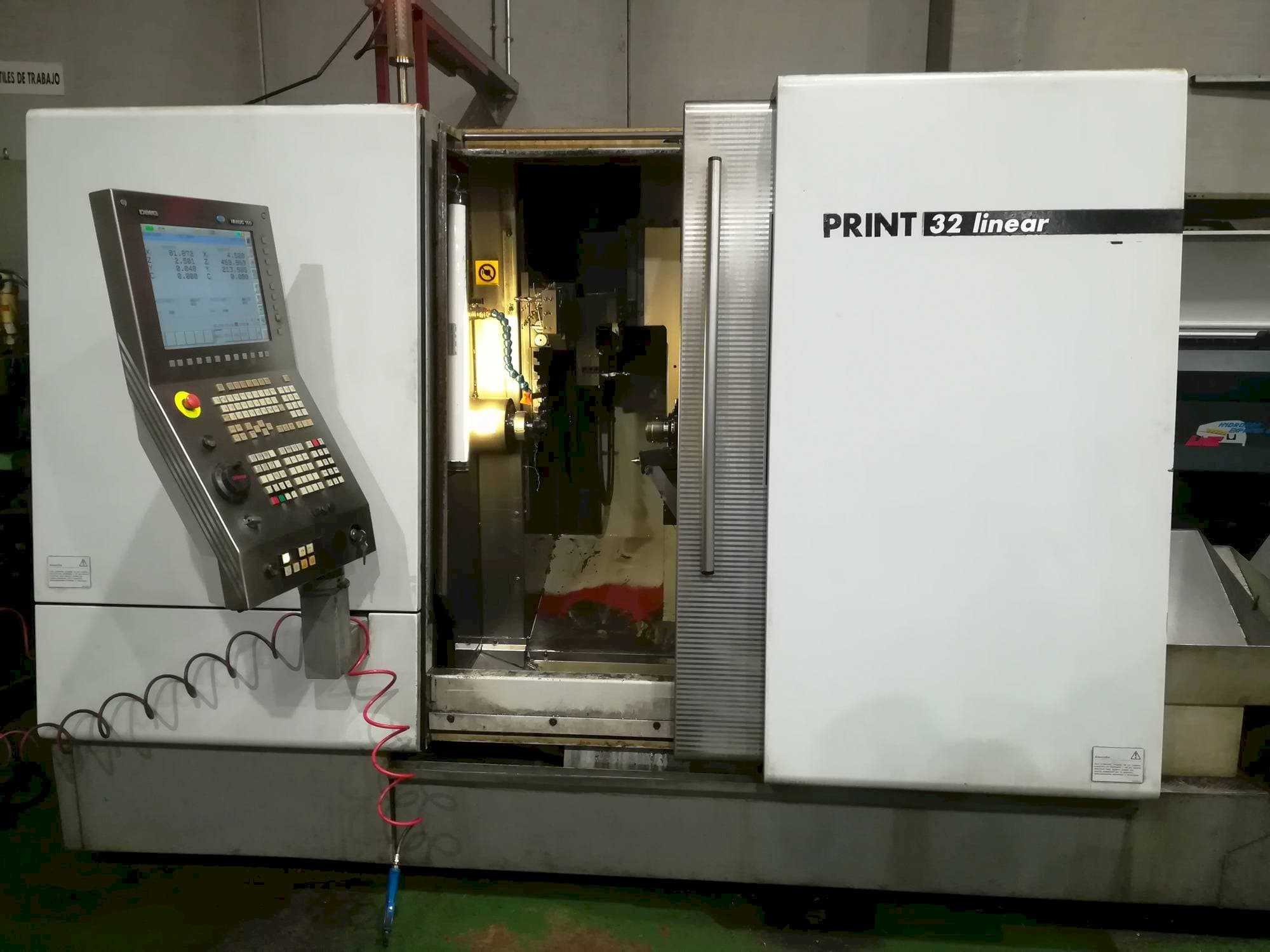 Gildemeister Sprint 32 linear-maskinen framifrån