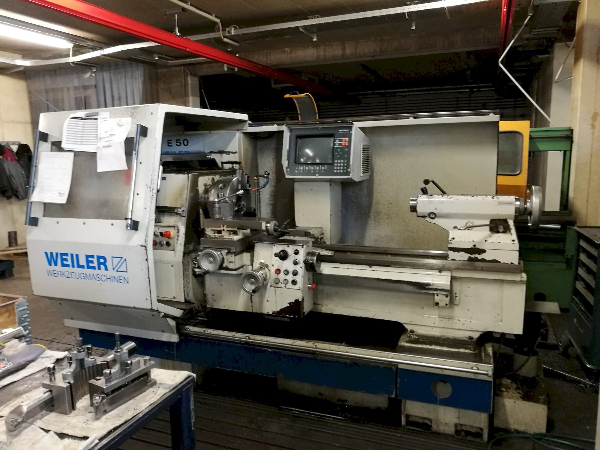 Weiler E50/1-maskinen framifrån