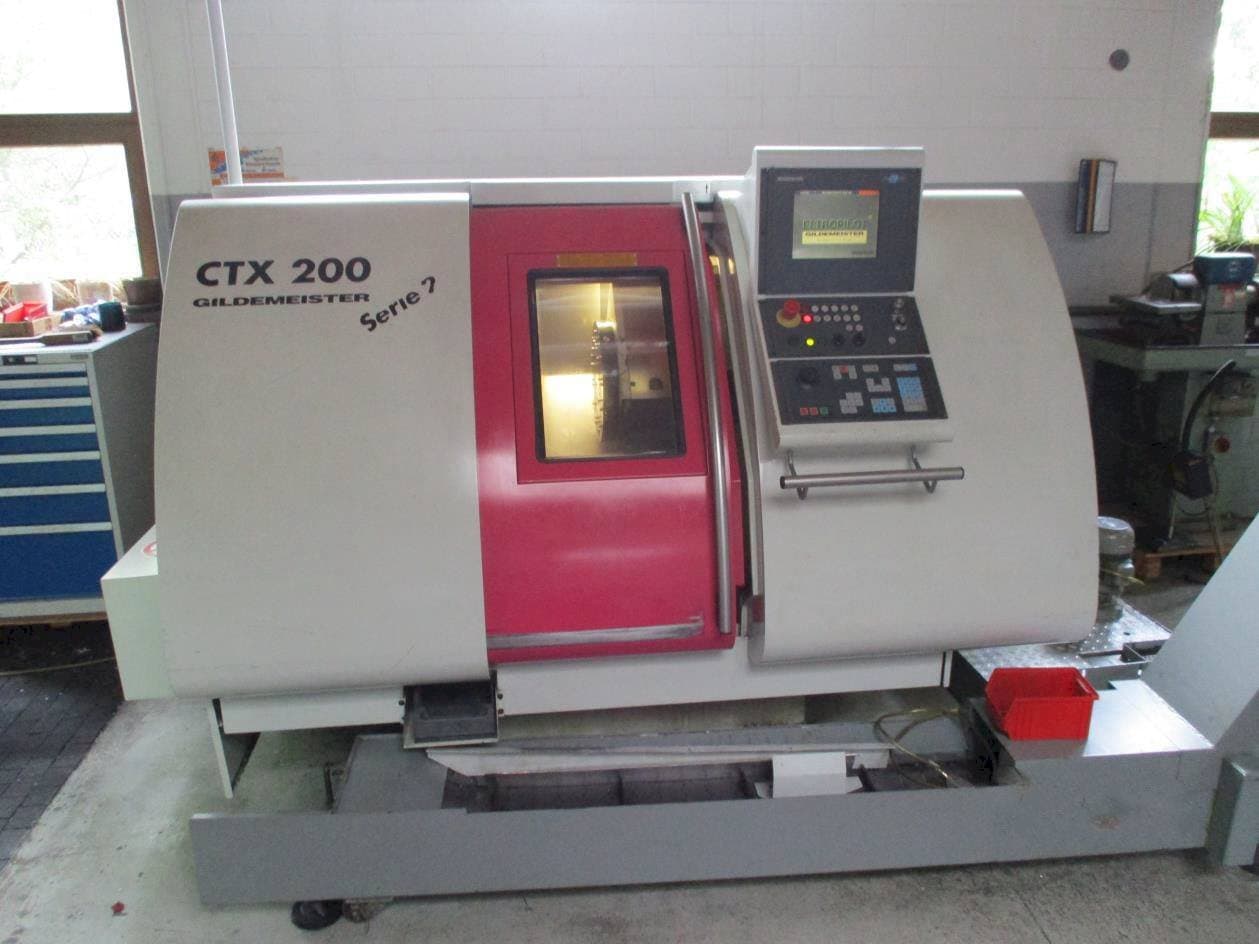 Gildemeister CTX 200-maskinen framifrån