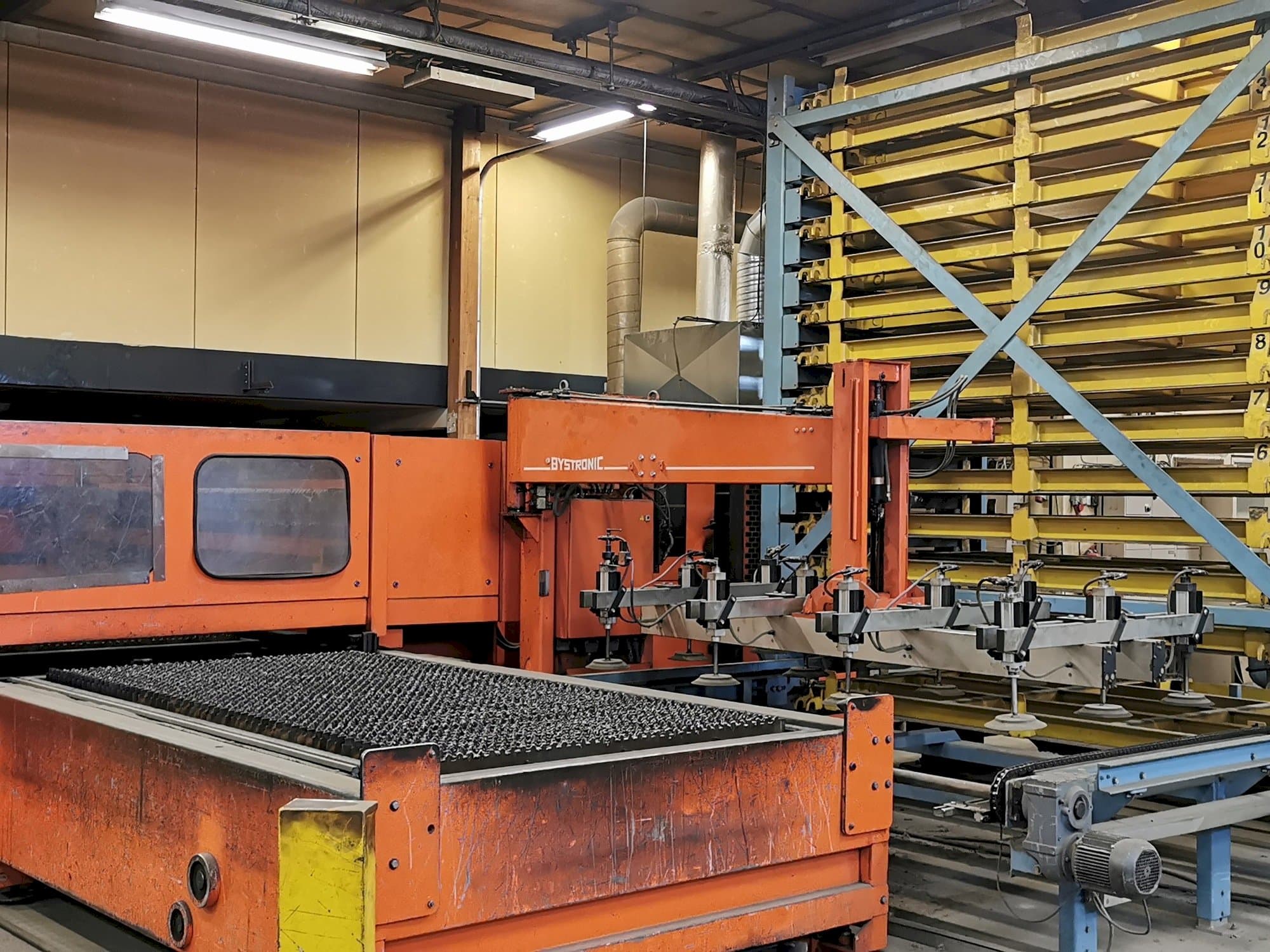 Bystronic BTL 3500-maskinen framifrån