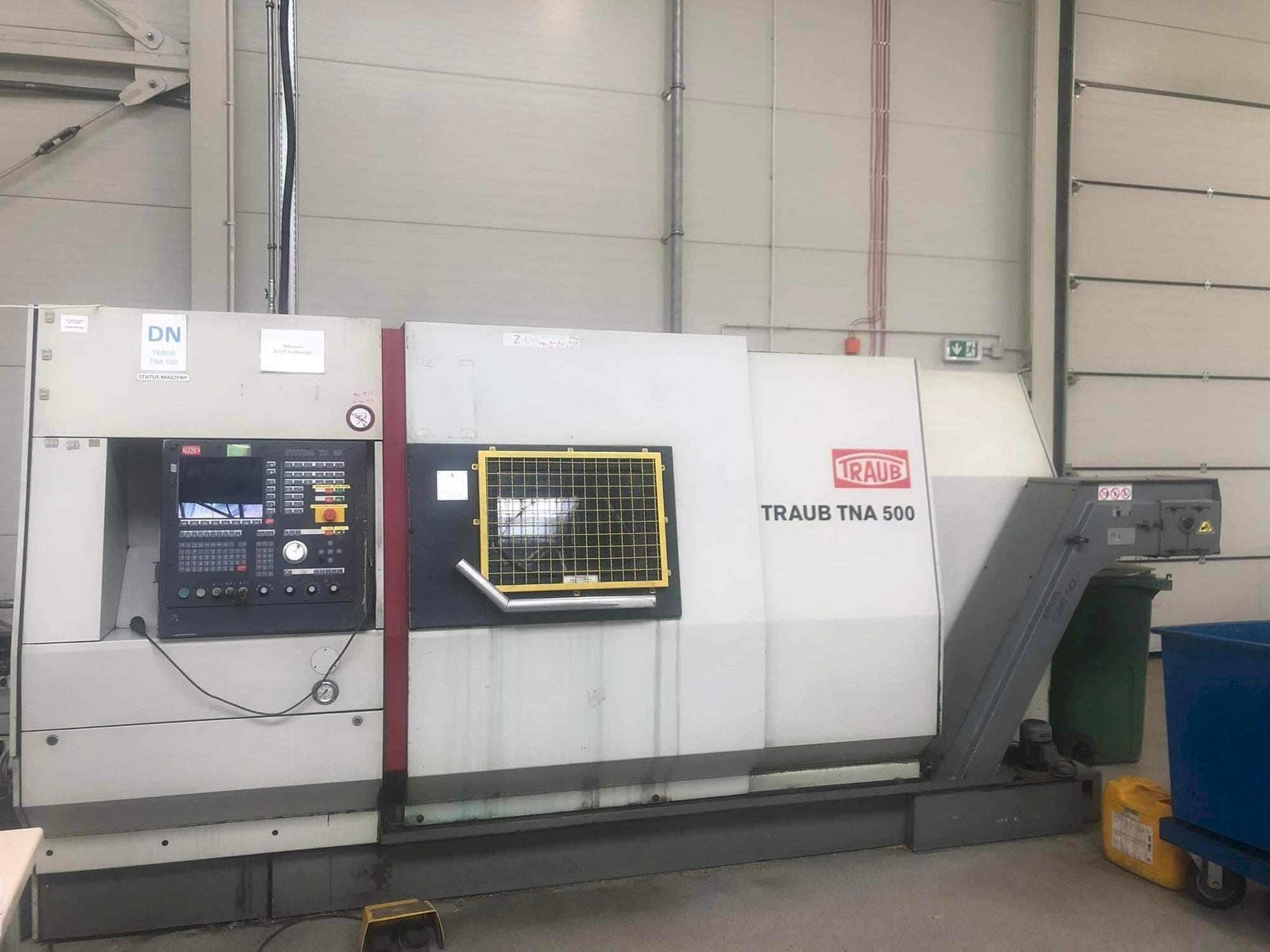 TRAUB TNA 500/600-maskinen framifrån