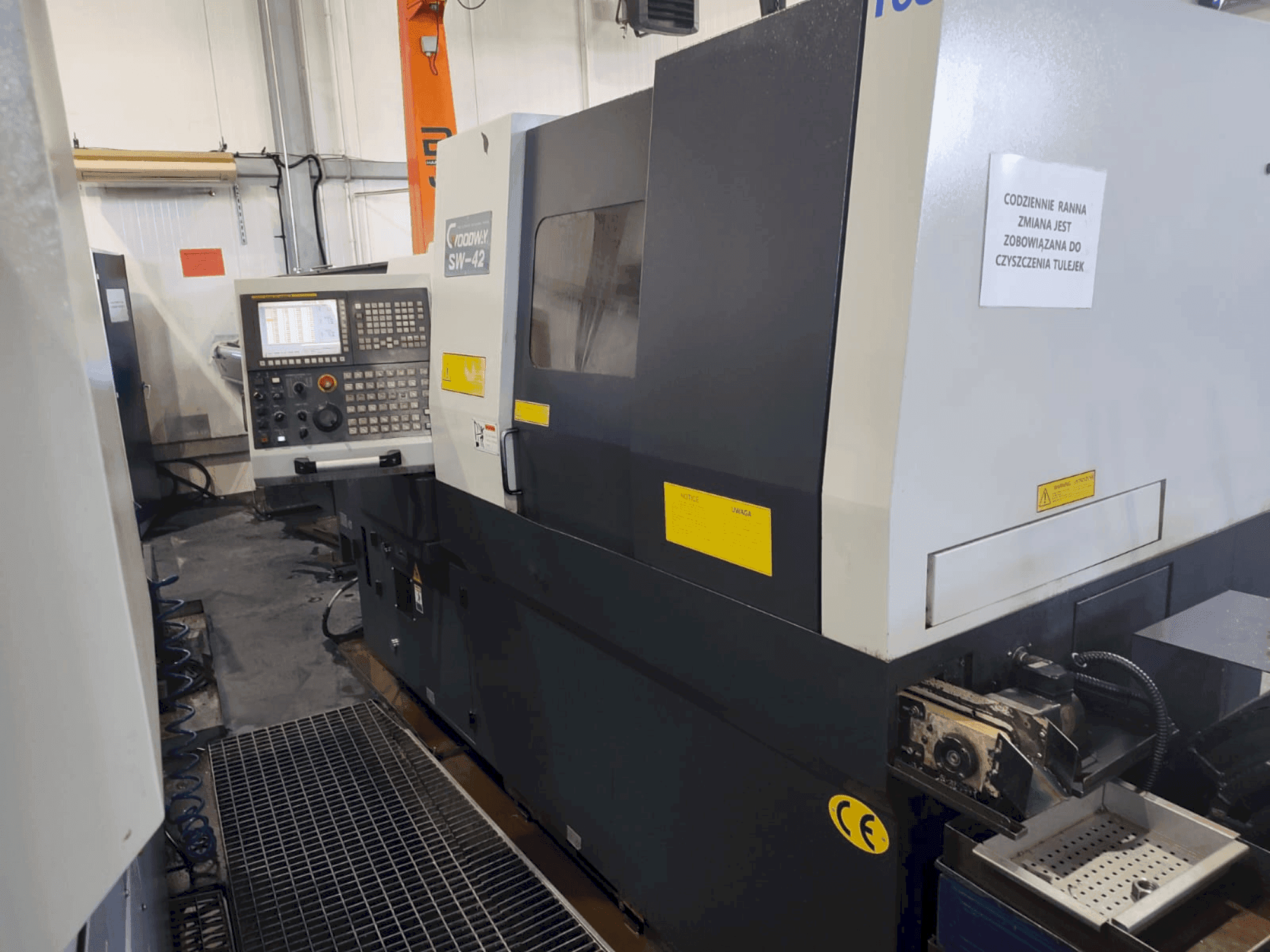 Goodway SW 42-maskinen framifrån