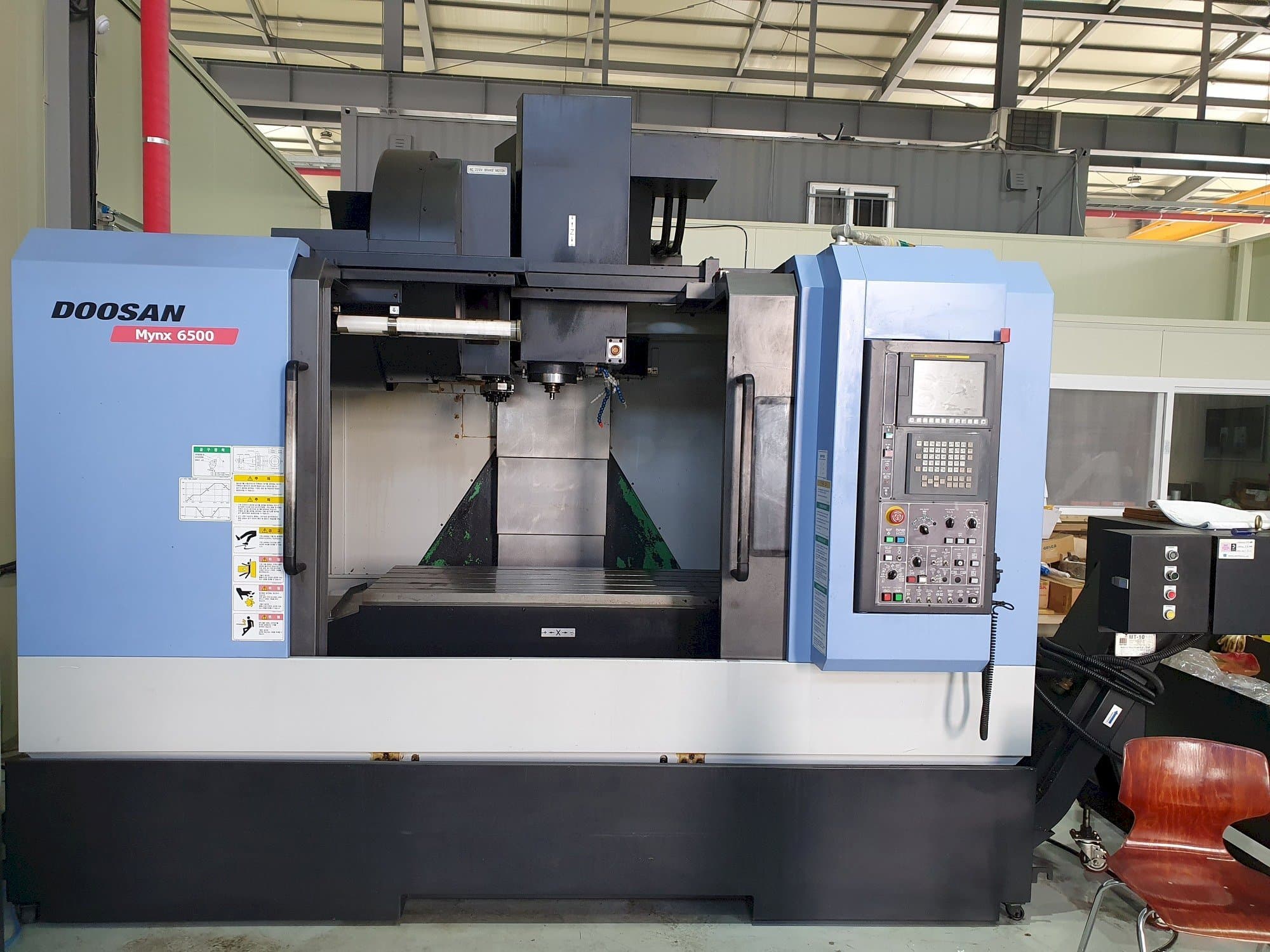 Doosan MYNX 6500-maskinen framifrån