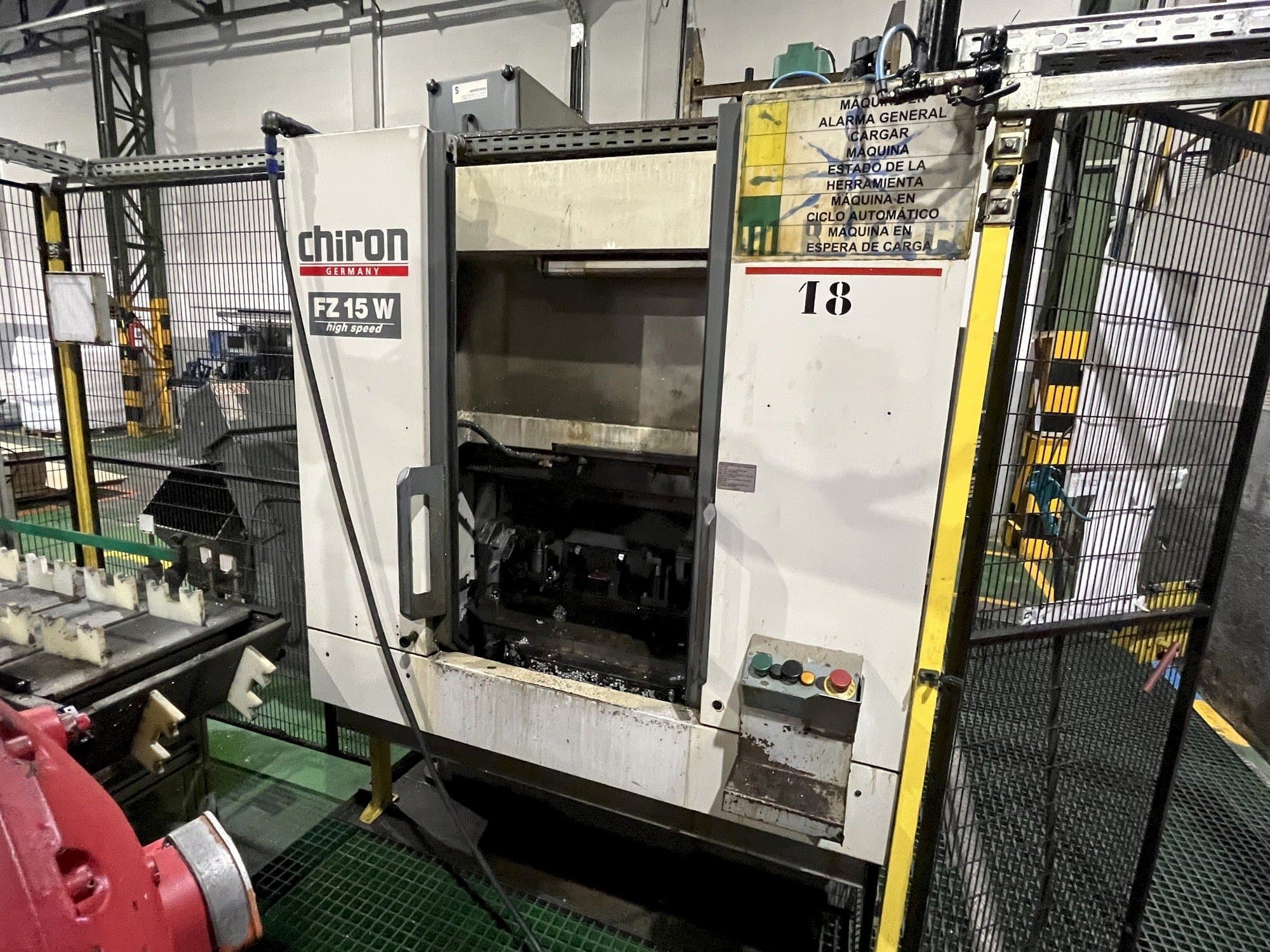 CHIRON FZ15W-maskinen framifrån