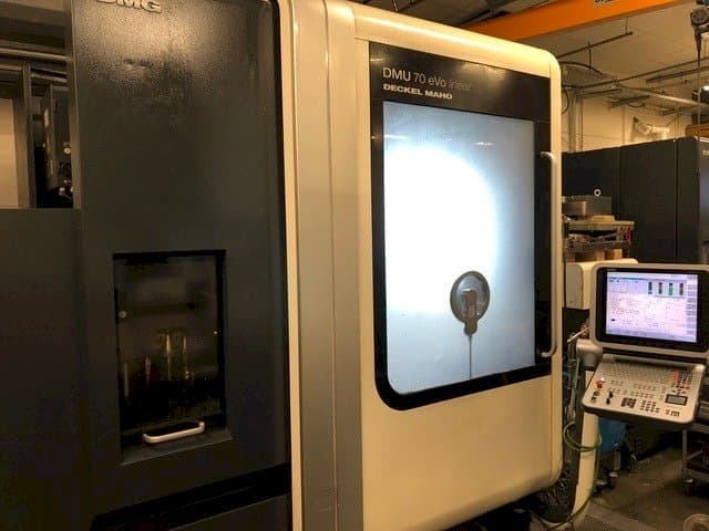 DECKEL MAHO DMU 70 eVo Linear-maskinen framifrån