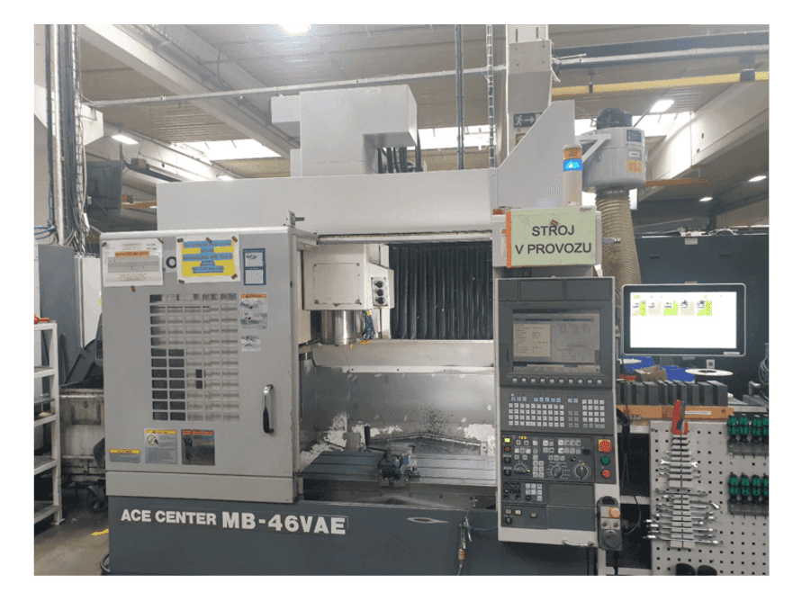 Okuma MB-46VAE-maskinen framifrån