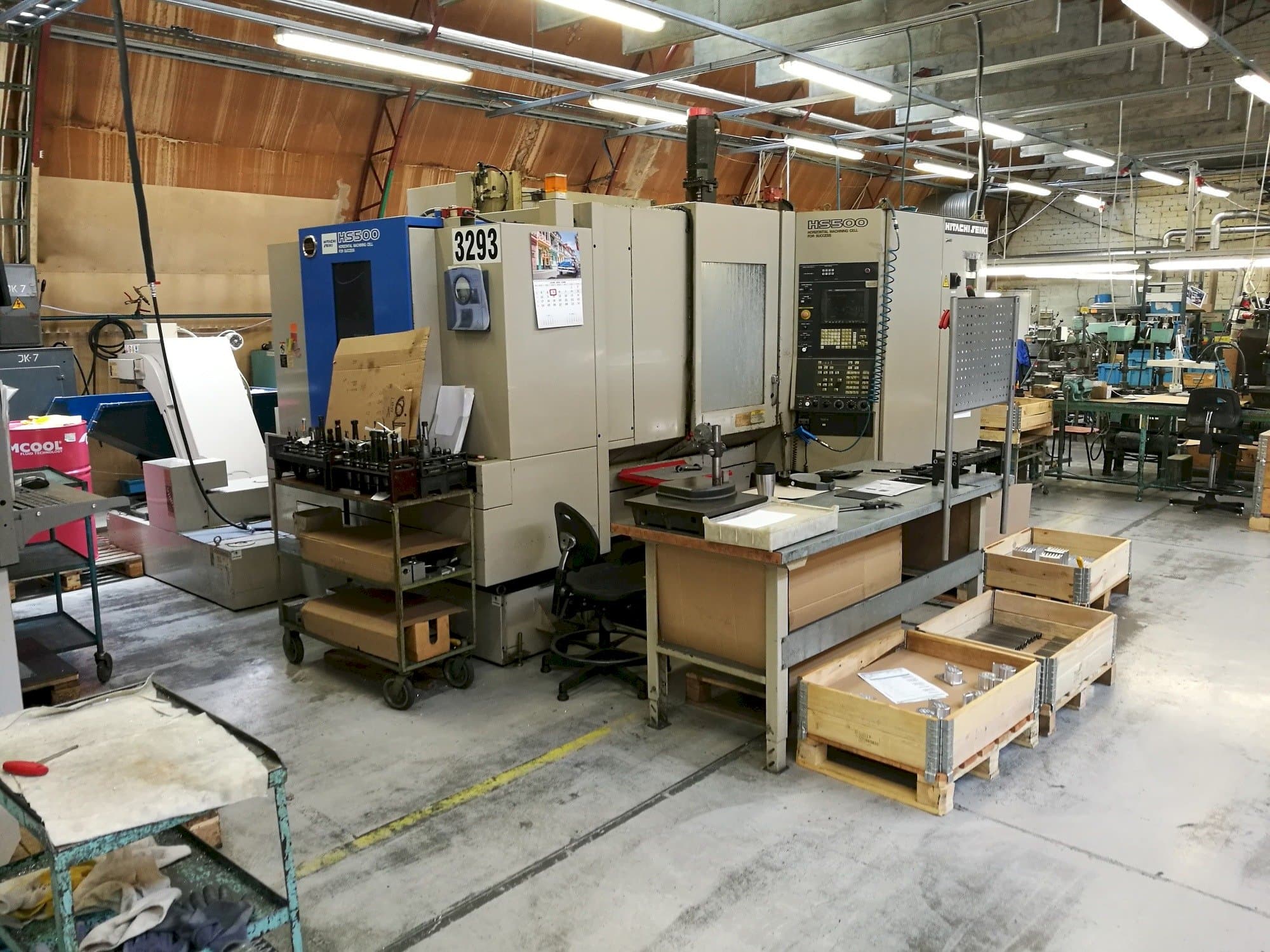 HITACHI SEIKI HS 500-maskinen framifrån