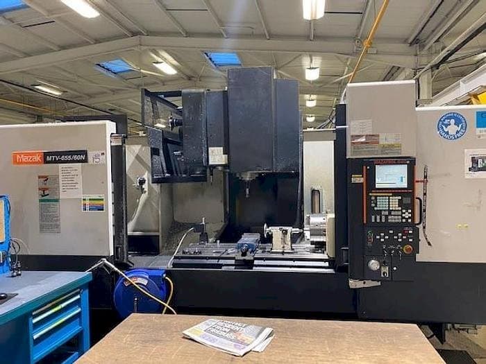 Mazak MTV 655/60N-maskinen framifrån