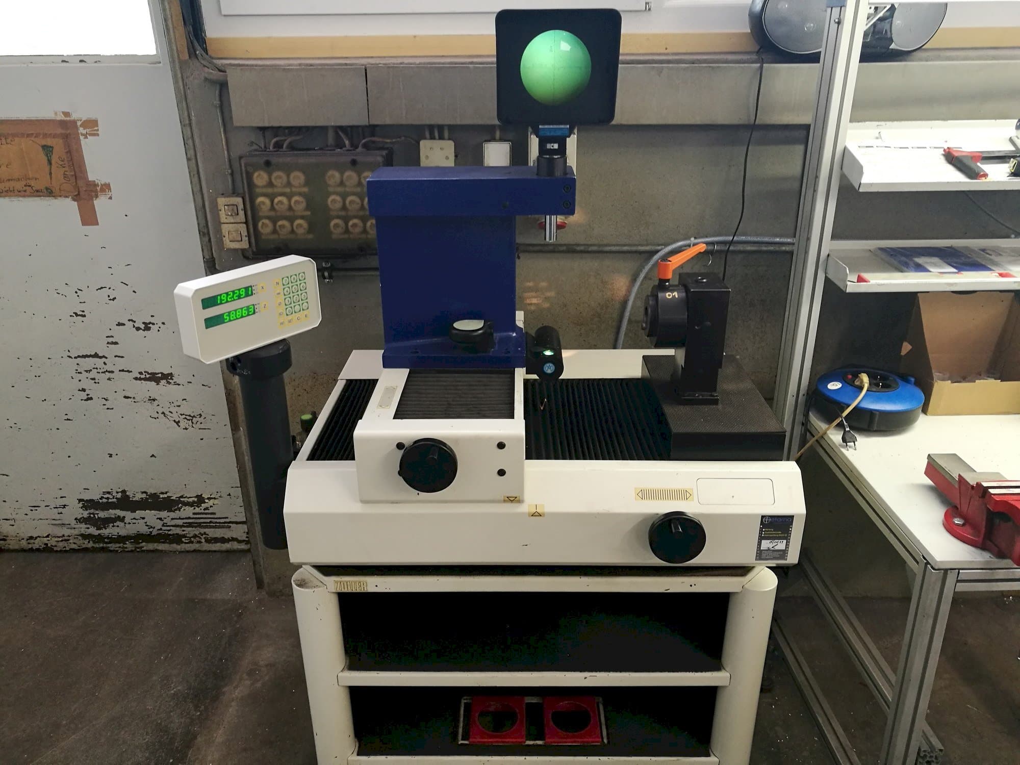 Zoller H420-maskinen framifrån