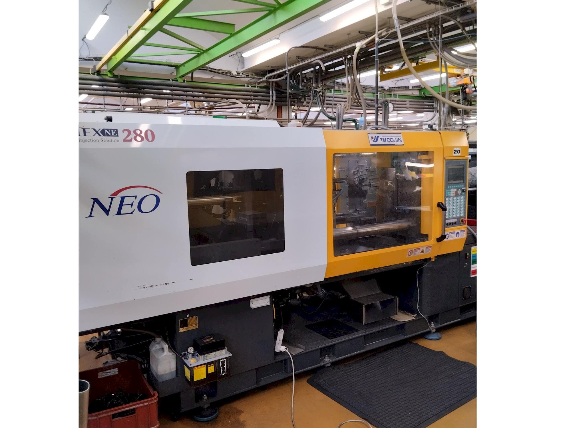 Selex NE 280-maskinen framifrån