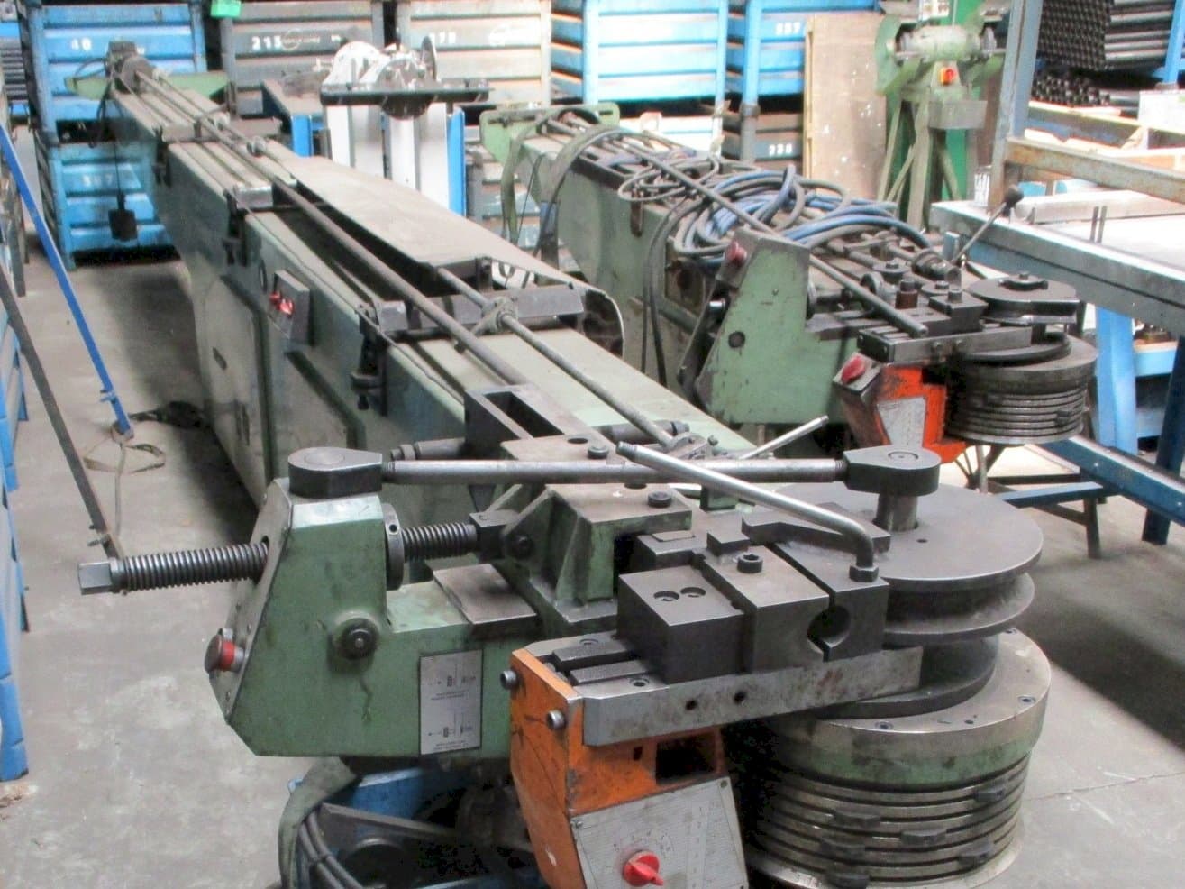 Tejero 55AHC-maskinen framifrån