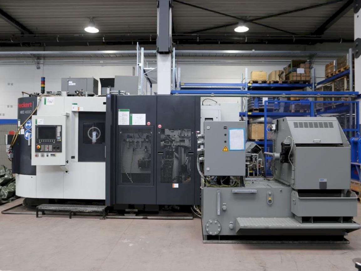 Heckert HEC 400D-maskinen framifrån