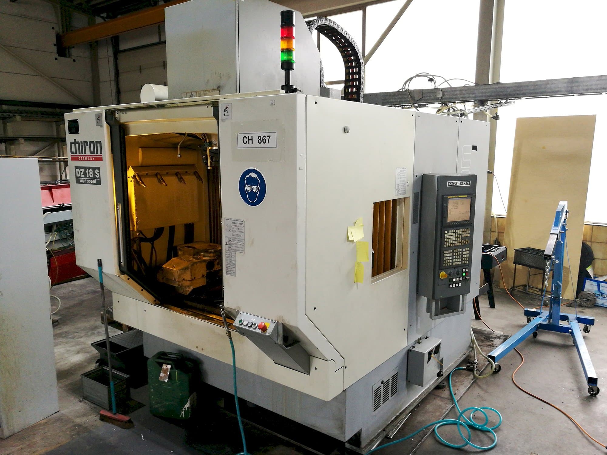 Chiron-maskinen sedd från vänsterDZ 18 S