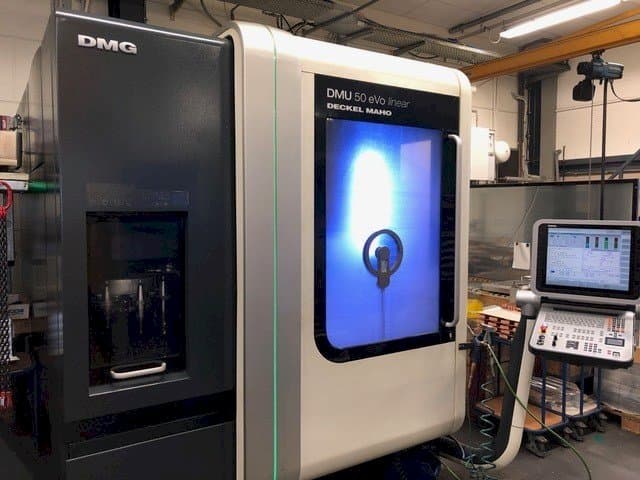 DECKEL MAHO DMU 50 eVo Linear-maskinen framifrån