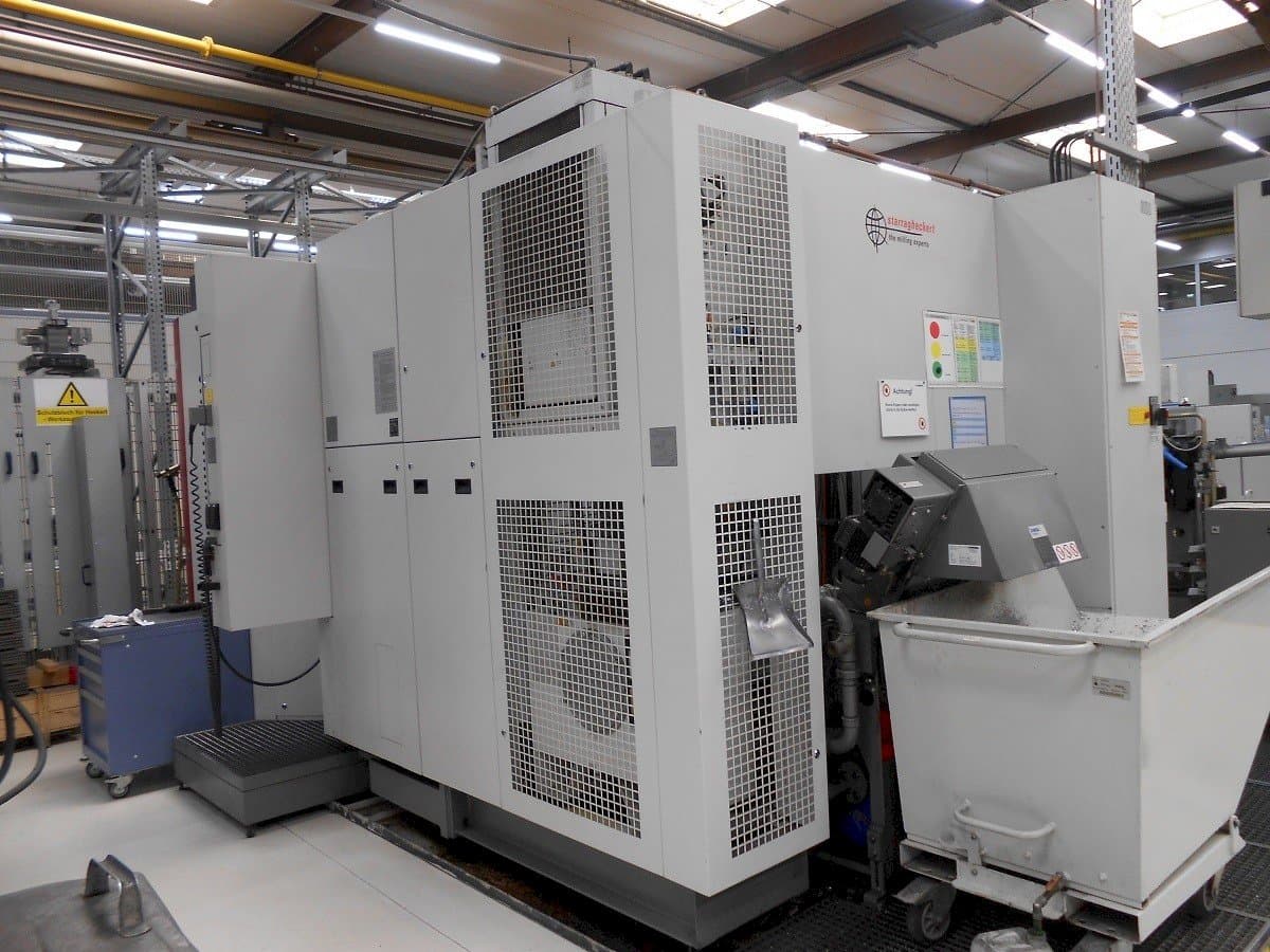 Heckert HEC 500 D XXL-maskinen sedd från vänster sida