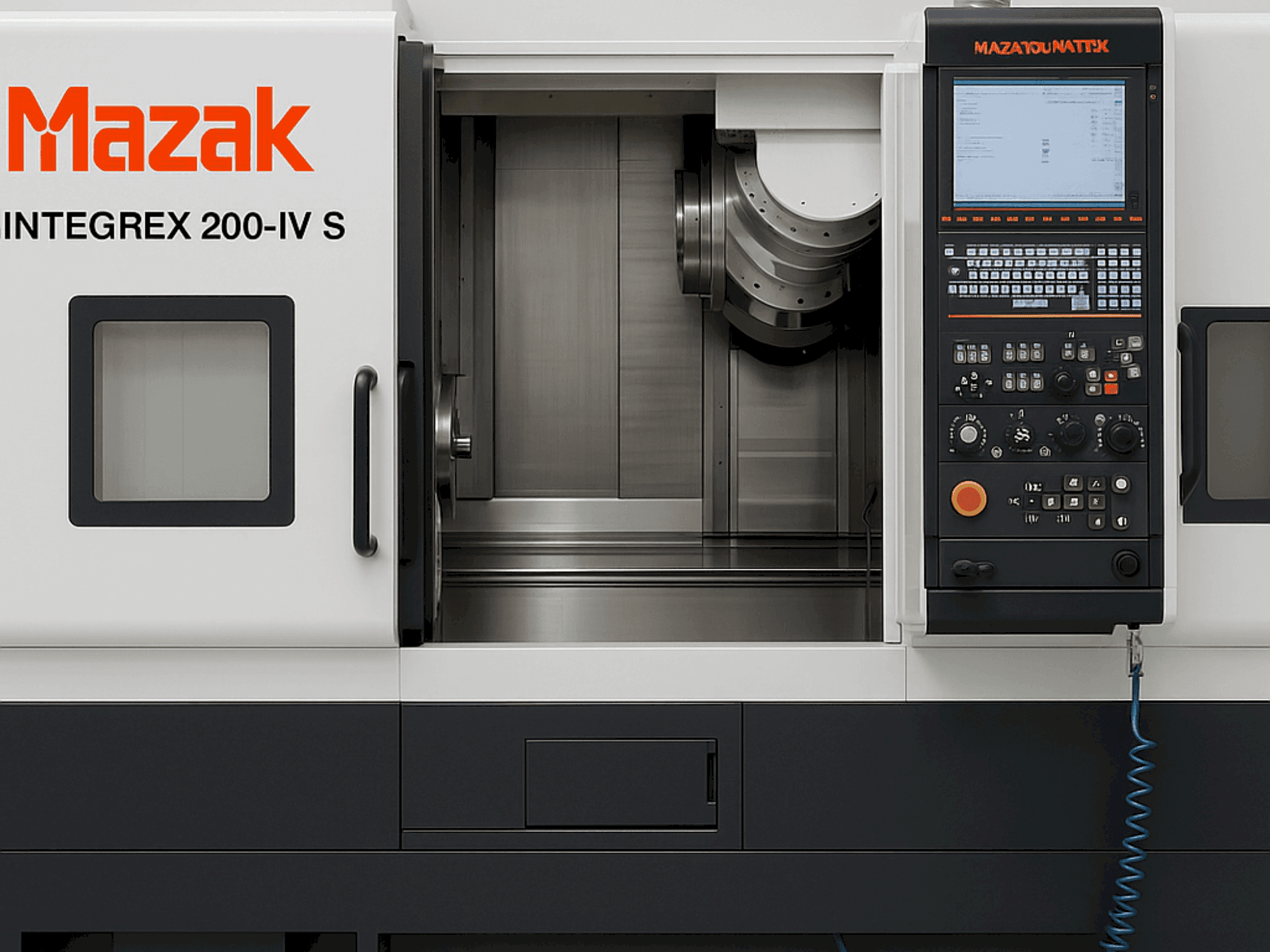 Mazak Integer 200-IV S x 1000-maskinen framifrån
