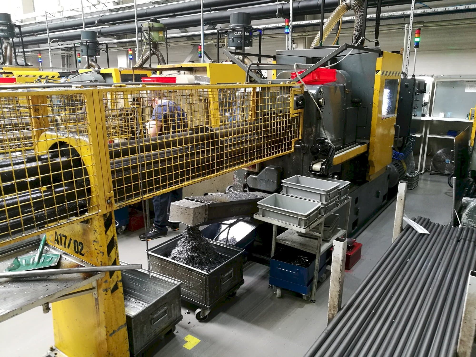 Wickman 1  3/8"-6-maskinen framifrån