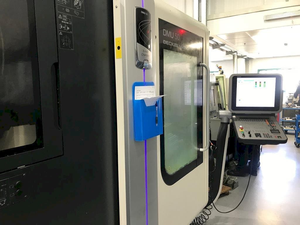 DMG Mori Seiki DMU 50-maskinen framifrån