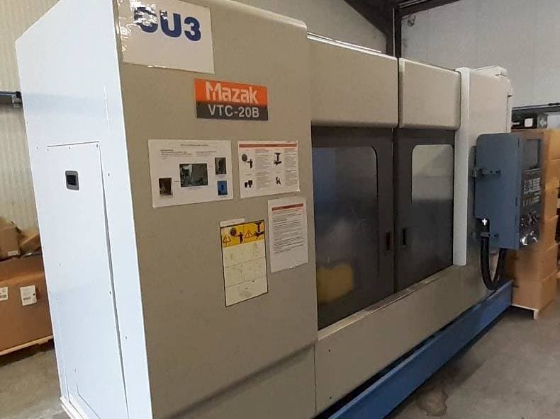 Mazak VTC 20B-maskinen framifrån