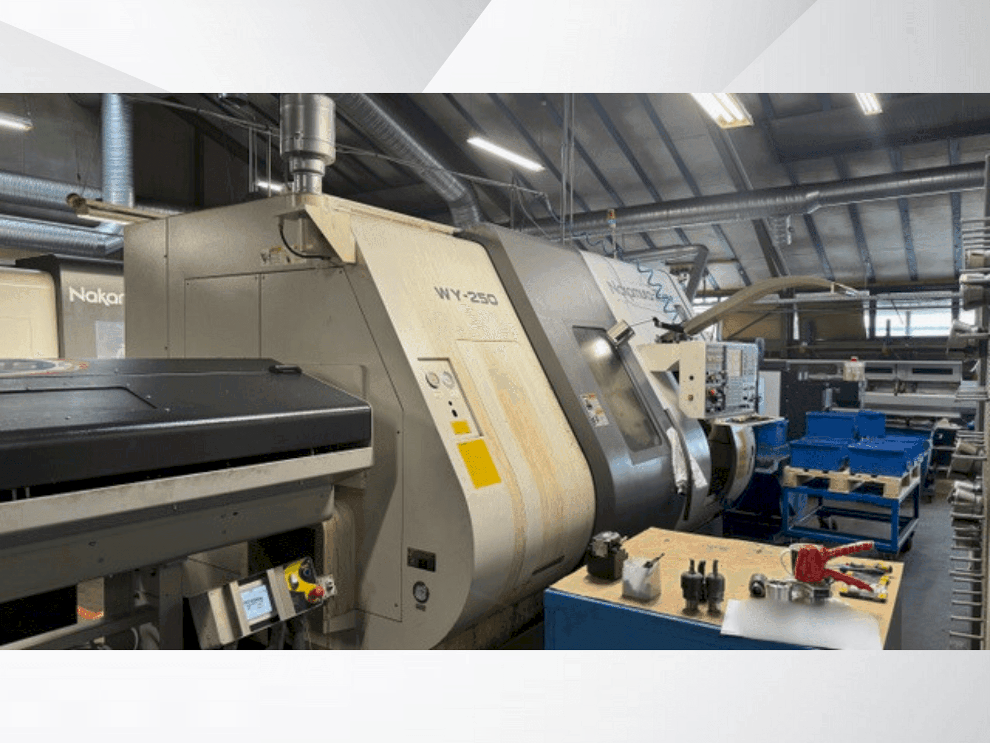 NAKAMURA-TOME WY-250-maskinen framifrån