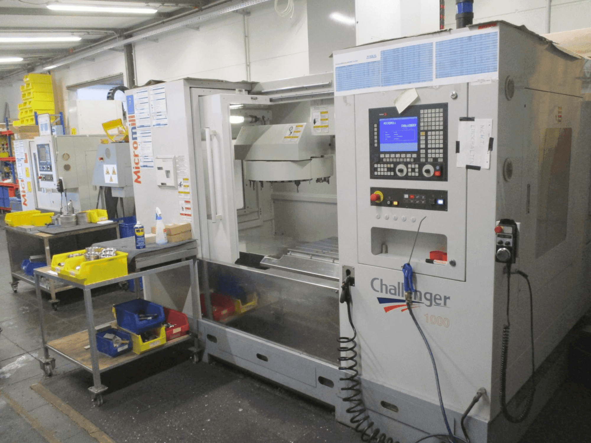 BUFFALO Micromill Challenger MM-1000-maskinen framifrån