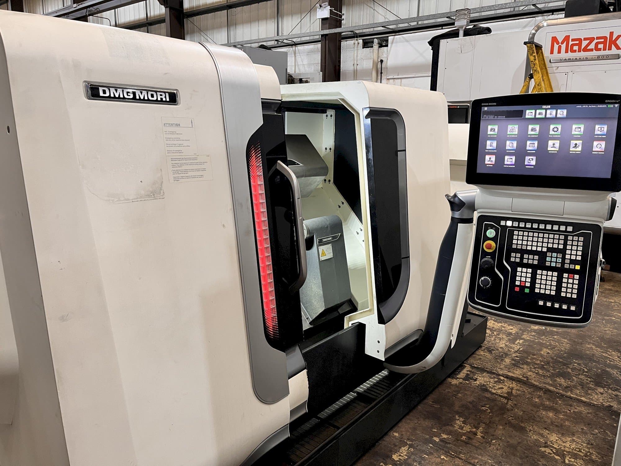 DMG CTX ALPHA 300-maskinen framifrån