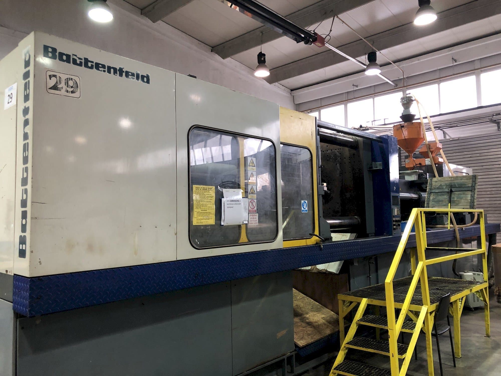 Battenfeld BA-T 6500/6300-maskinen framifrån