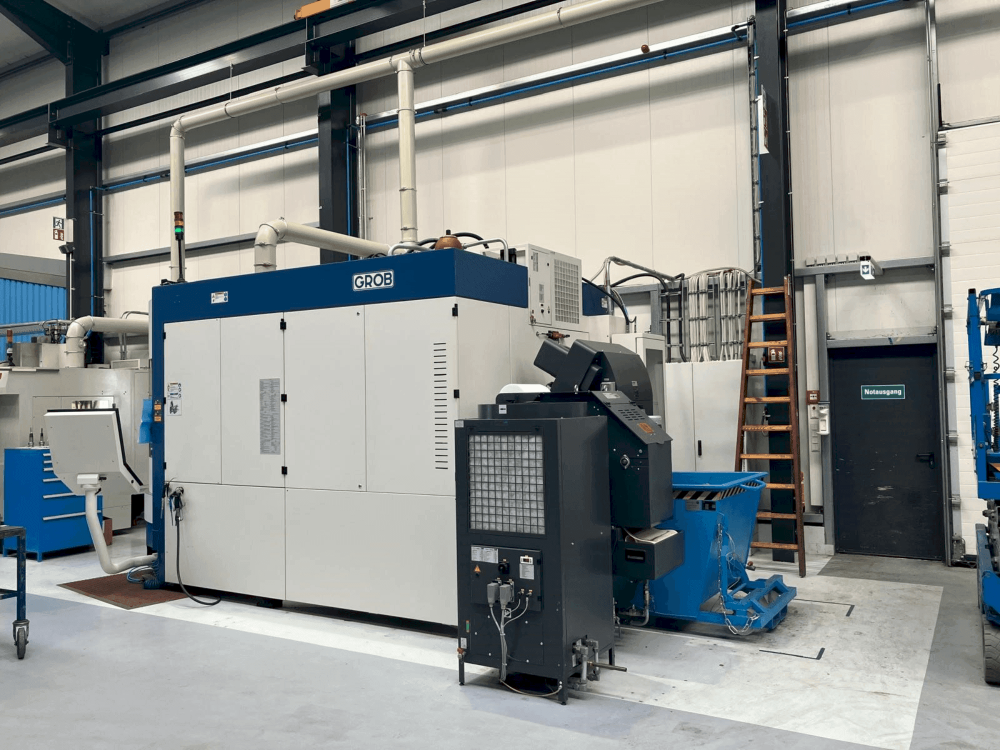 GROB G550a-maskinen framifrån