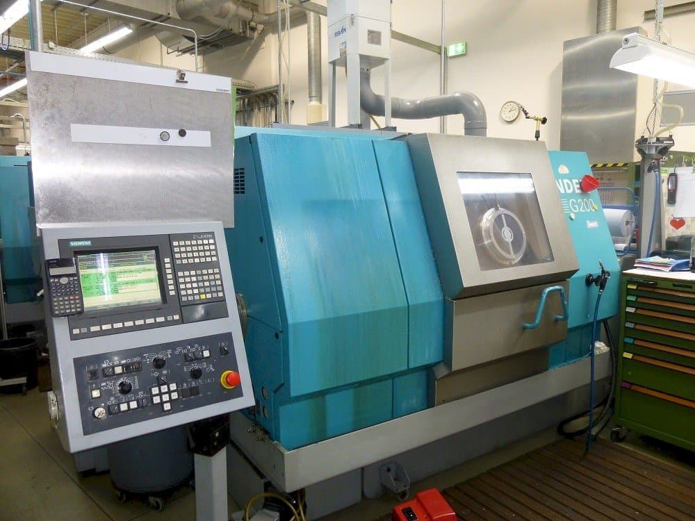 Index G200-maskinen framifrån