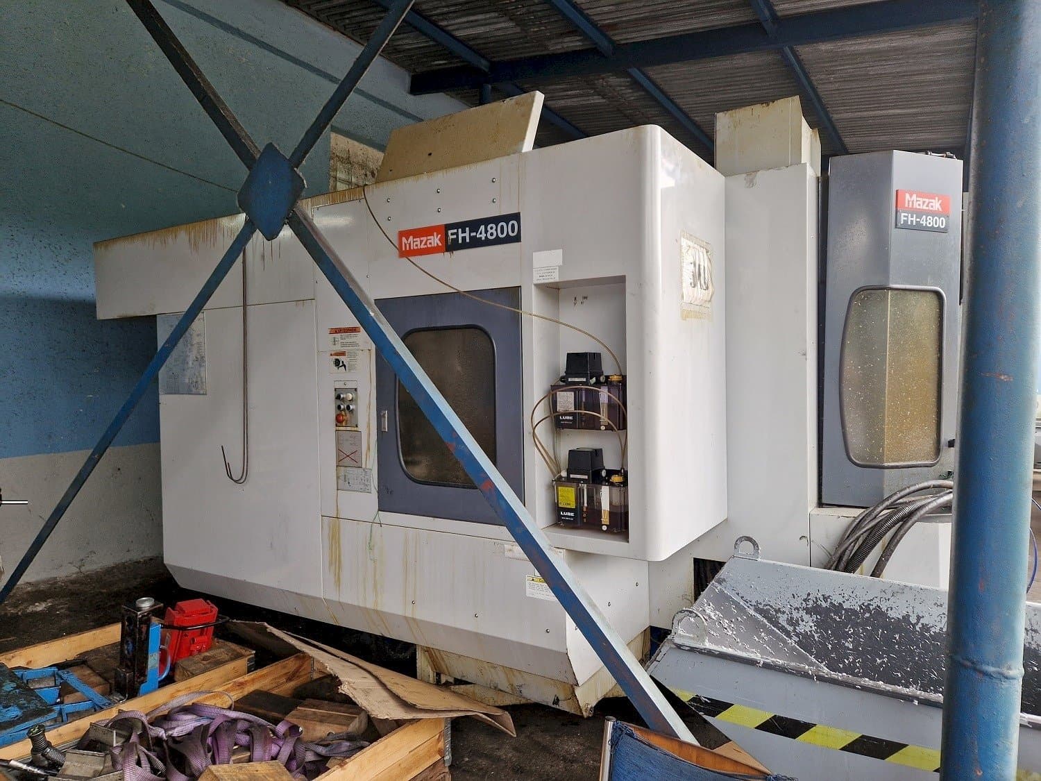 Mazak -maskinen framifrån