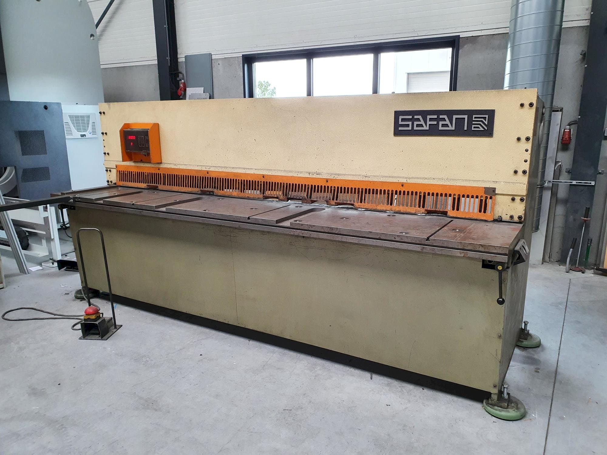 Safan VS 310-6-maskinen framifrån