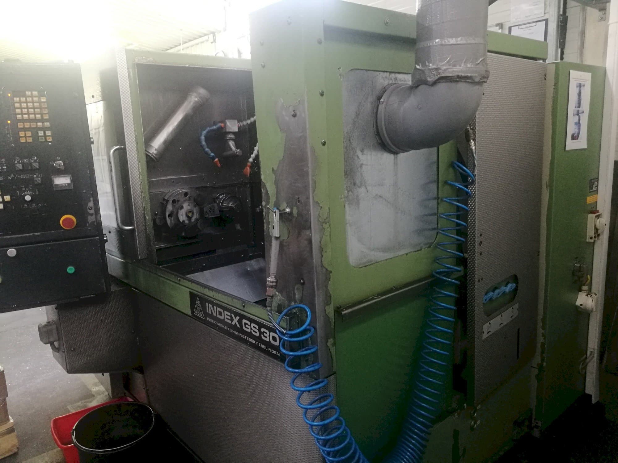 Index GS 30-maskinen framifrån